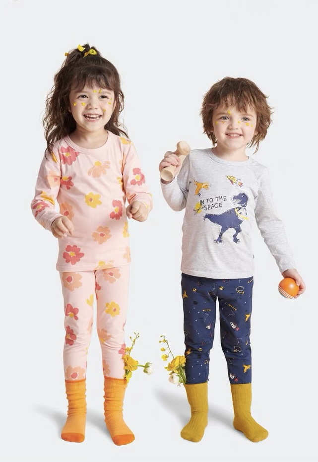 男女儿童弹力秋衣秋裤小孩纸样下载制作-vv衣学院