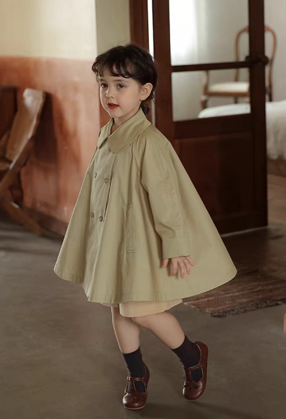 儿童大摆风衣纸样下载风衣制作教程-vv衣学院