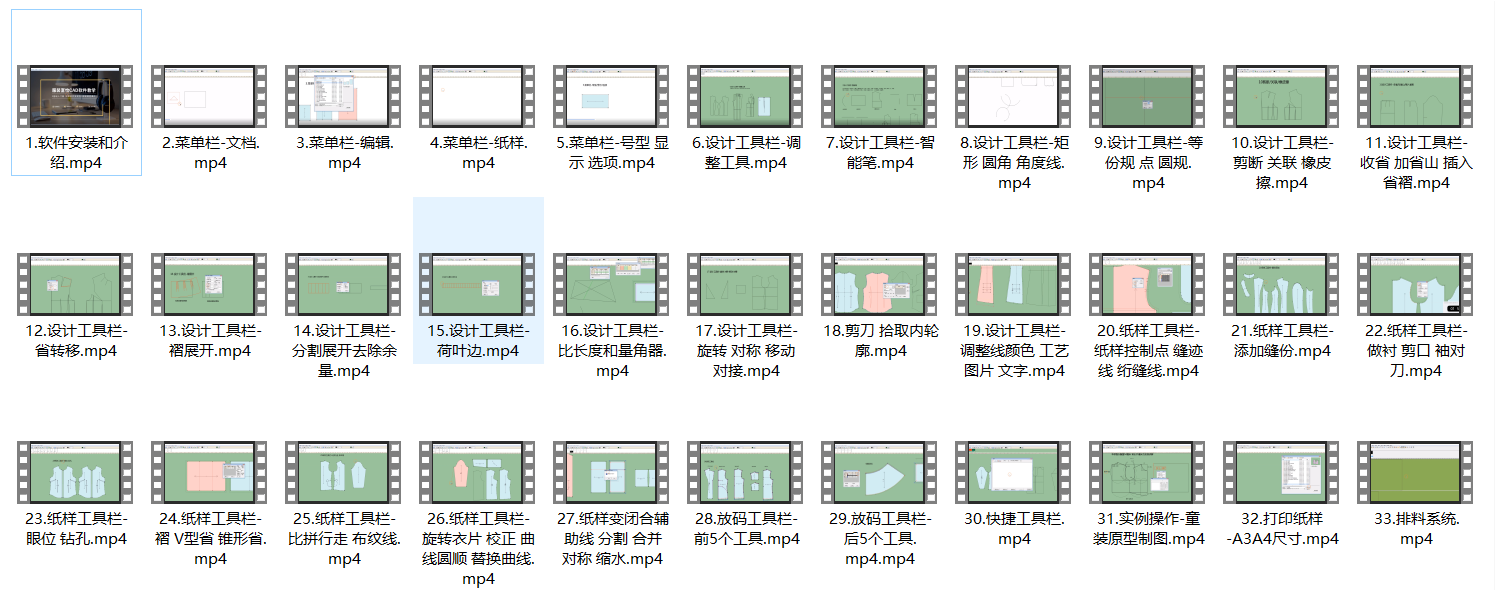 富怡服装CAD教程适合新手小白入门-vv衣学院