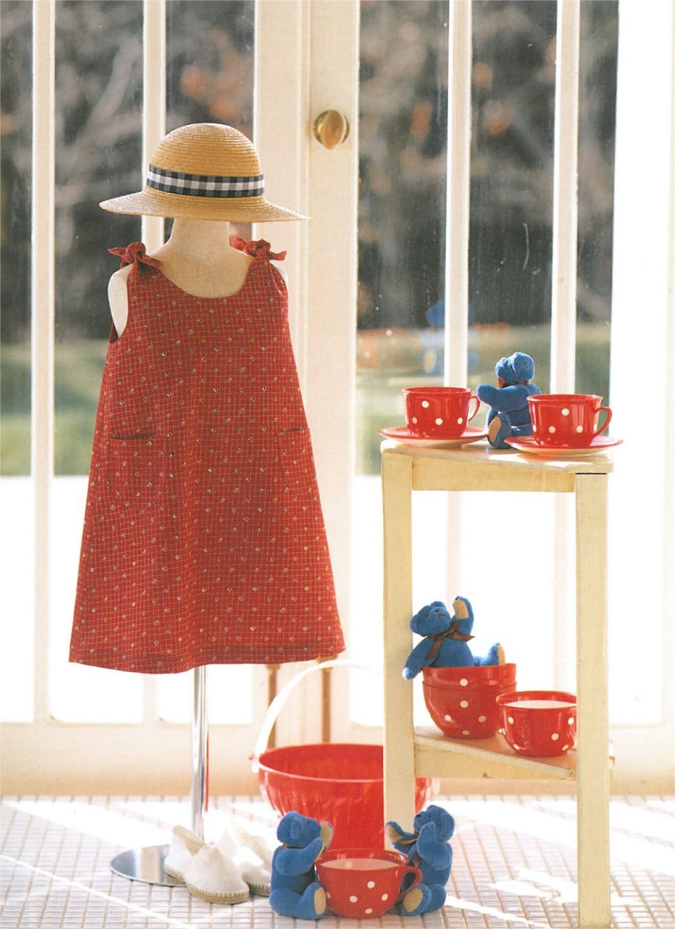 女童系带蝴蝶结背带裙100-120码纸样下载-vv衣学院