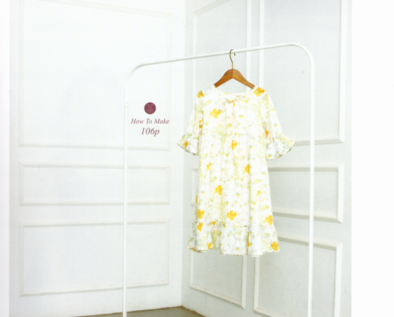 儿童荷叶边洋装90-130cm码纸样下载-vv衣学院