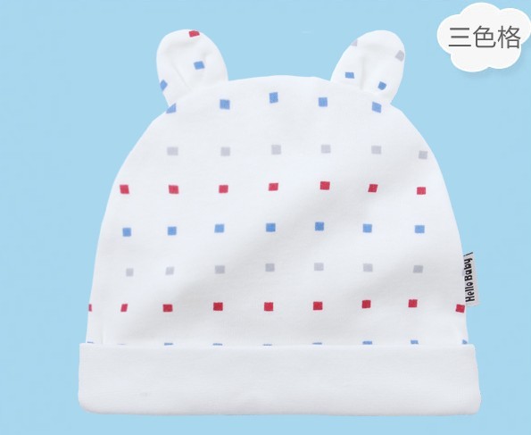 初生婴儿帽子纸样分页打印-vv衣学院