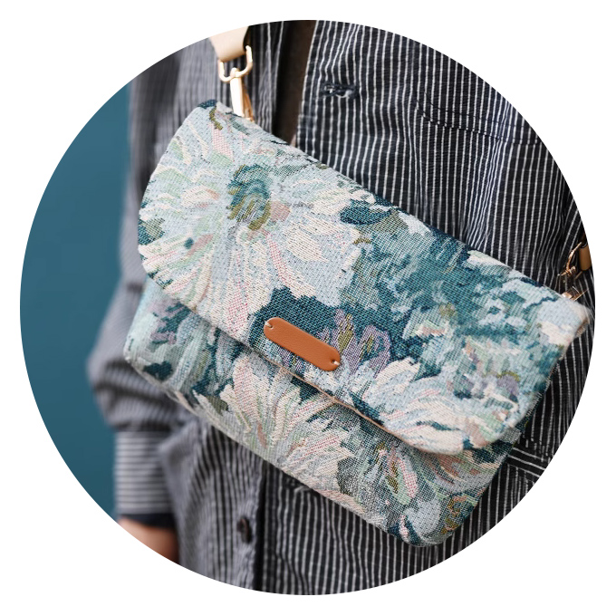 好做的斜跨男包纸样-vv衣学院