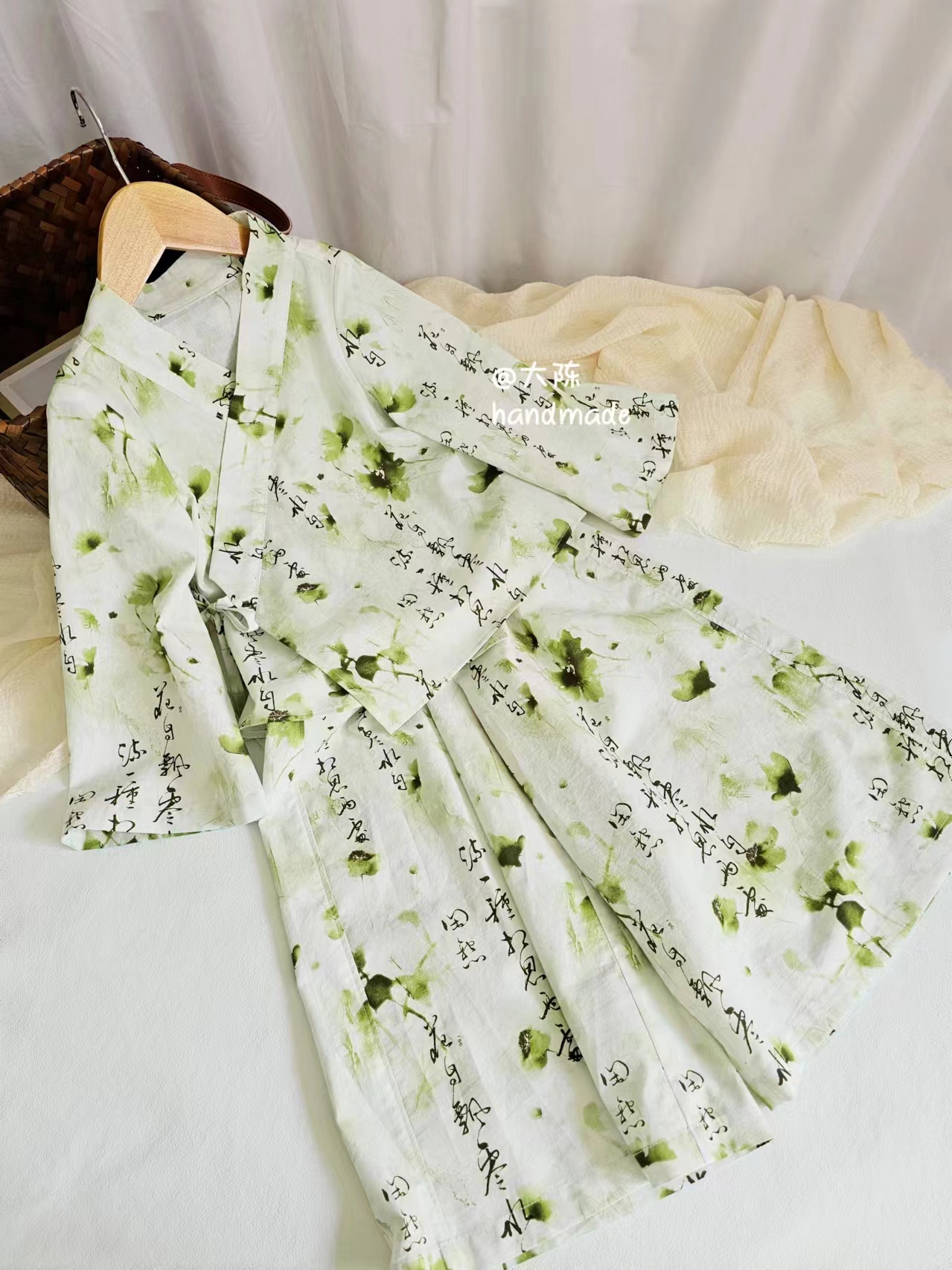 闲适中式套装+阔腿裤纸样和教程A3和A4的纸样-vv衣学院