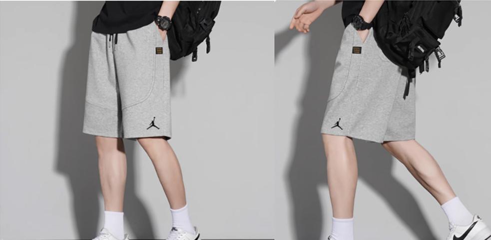 男士运动中裤纸样下载-vv衣学院