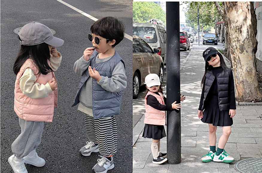 儿童贴身羽绒马甲纸样下载80-160码A4和PLT格式-vv衣学院