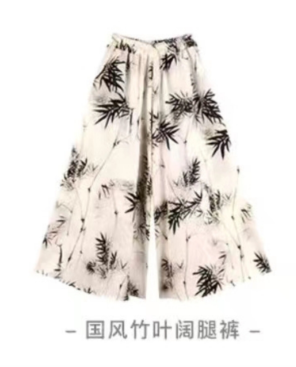 儿童松紧带花裙裤100-160纸样下载-vv衣学院