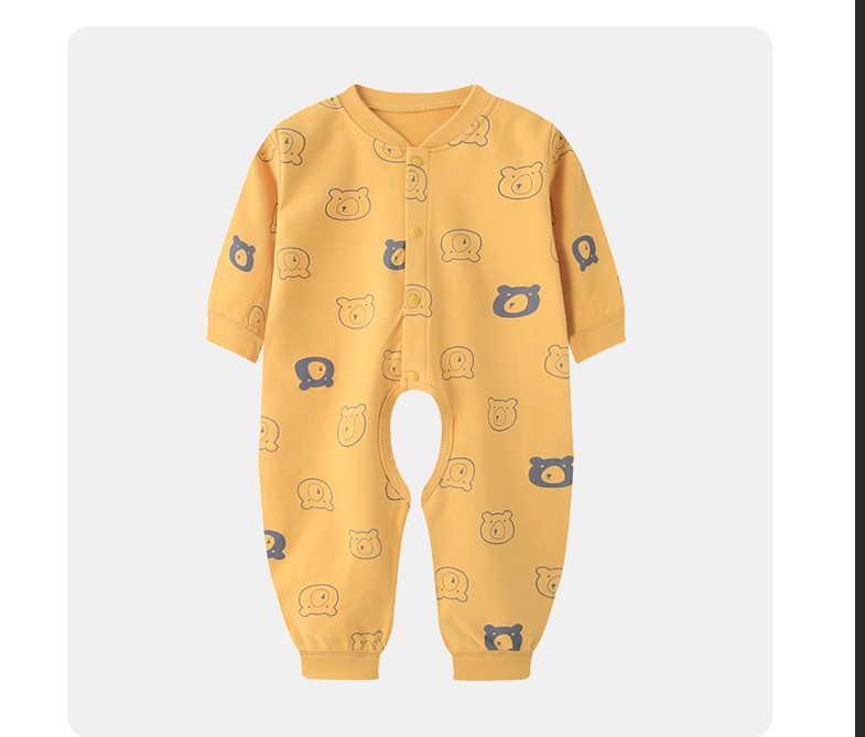 中小童连体衣开裆52码-100纸样，婴儿衣服，适合小白做-vv衣学院