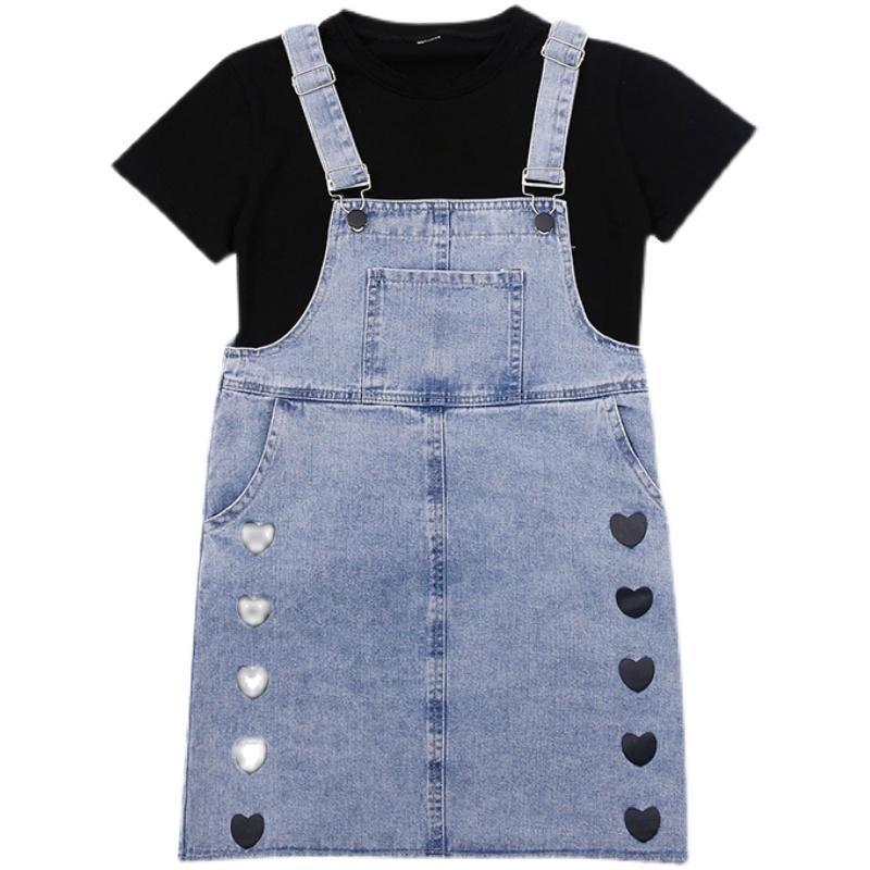 女童背带裙100-150码-vv衣学院