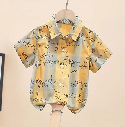 儿童童衬衣100-150码制版纸样下载-vv衣学院