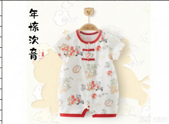 婴儿国风连体衣短袖纸样制版教程下载-vv衣学院